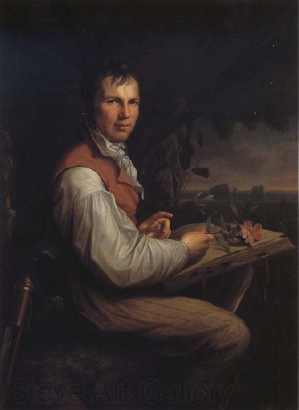 Friedrich Georg Weitsch Alexander von Humboldt France oil painting art